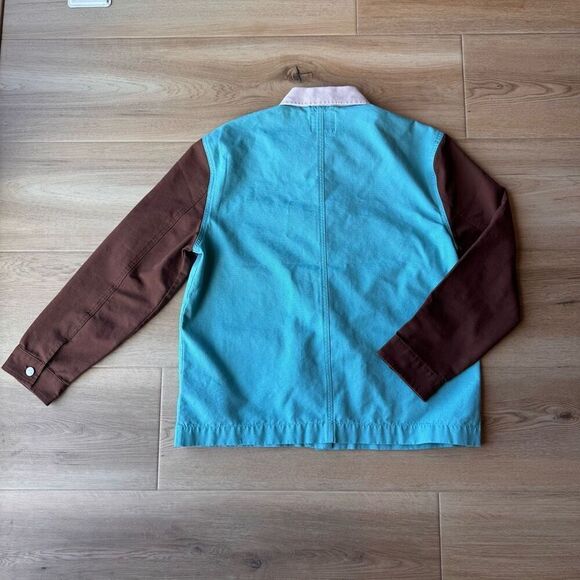 NWT RVCA Chorelist Women’s Color Block Oversized Jacke - Picture 6 of 7